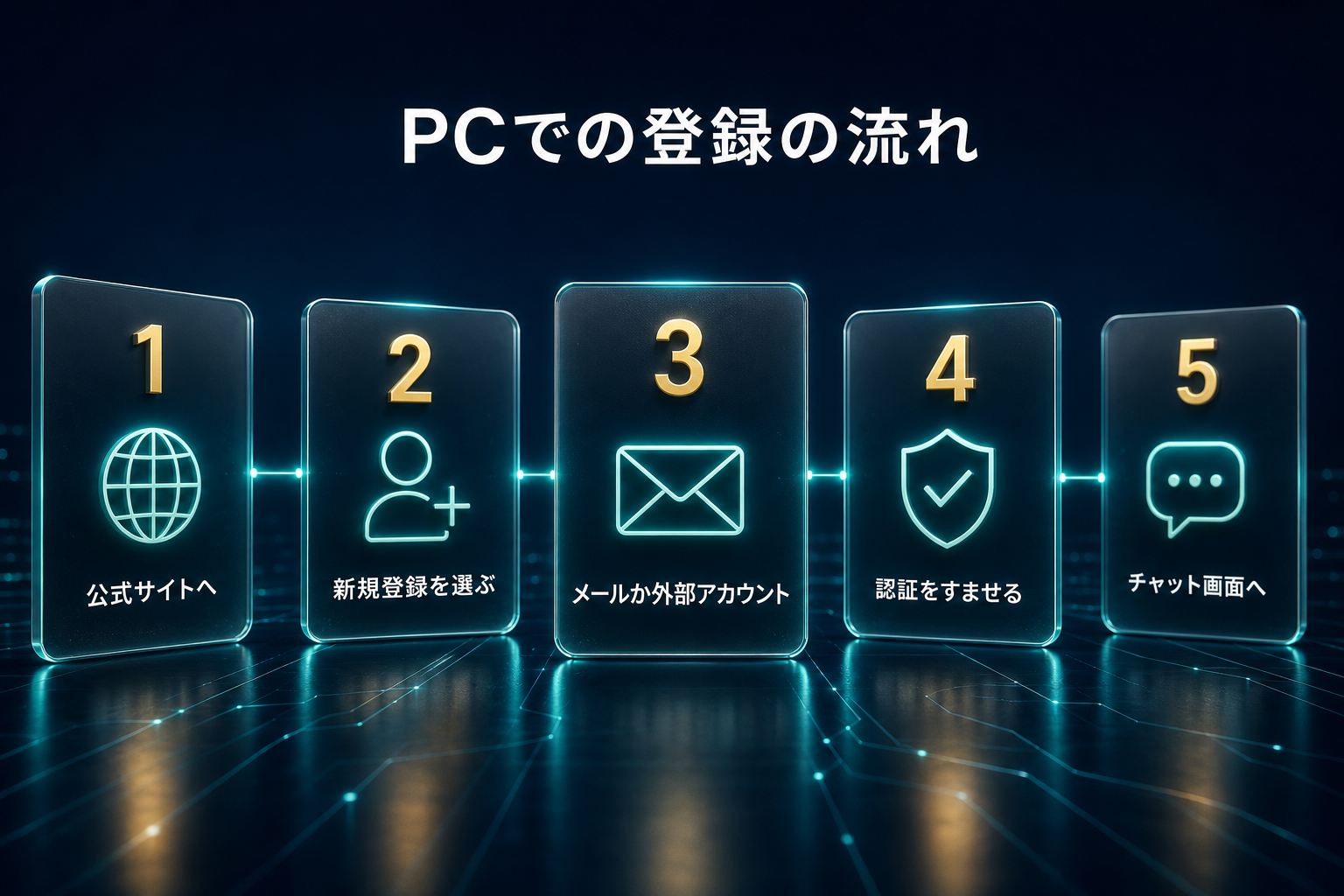 PCでChatGPTのアカウントを作る6ステップの流れ