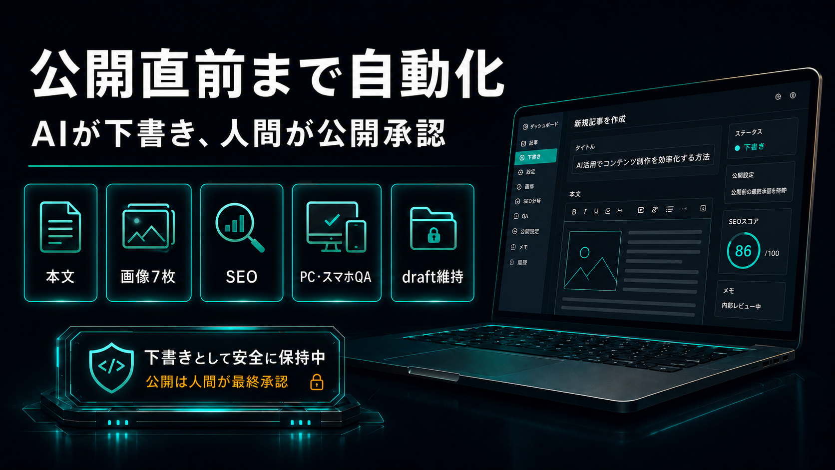 OpenCodeでWordPress記事を公開直前まで自動化した作業結果