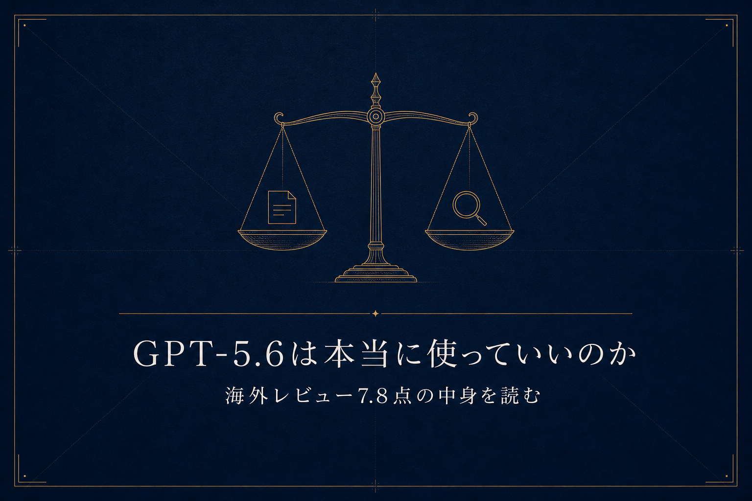 GPT-5.6の独立検証まとめ記事のアイキャッチ